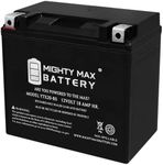 Mighty Max Battery YTX20-BS -12 Volt 18 AH, 270 CCA, Rechargeable Maintenance Free SLA AGM Motorcycle Battery