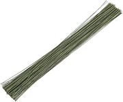 Juvale Green Floral Wire, 24 Gauge (16 in, 200-Pack)