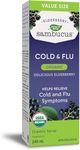 Nature's Way Sambucus Organic Cold and Flu Care – Elderberry Syrup Used in Herbal Medicine to Help Relieve Symptoms (Coughs and Sore Throats) in Adults, 240 ml