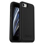 OtterBox iPhone SE 3rd & 2nd Gen, iPhone 8 & iPhone 7 (Not Compatible with Plus Sized Models) Commuter Series Case - Black, Slim & Tough, Pocket-Friendly, with Port Protection