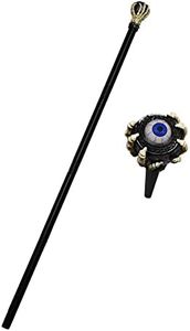 Voodoo Skeleton Hand Eyeball Wizard Staff Witch Stick Cosplay Adult Costume Prop, One Size