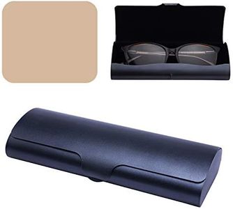 Philley Aluminum Ultra-Light Eyeglass Case Hard Shell Nearsighted Glasses Case for Women & Men, Dark Blue