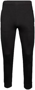 Champion Legacy Authentic Pants Powerblend Terry Tape Logo Rib Cuff Pantalon de survêtement, Noir, M Homme