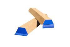 Tumbl Trak 4ft Sectional Gymnastics Training Floor Balance Beam (2 Pack), Colors May Vary