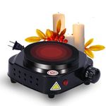 YARRD Multifunctional Electric Heating Plate – Black Color Heating Plate for Candle Making Hot Plate for Melting Wax Candle Making and More