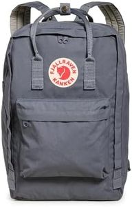 Fjallraven Unisex Kånken Laptop 17" Sports backpack, Super Grey, One Size, Sport