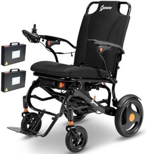 Aotedor Carbon Fiber Electric Wheelchair, 30 Miles, Lightweight & Foldable