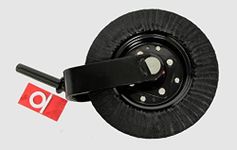 NEW FULLY GREASED READY TO GO! 15" Diameter Laminated Tire THIS IS NOT A 15" RIM Tail Wheel Assembly 1-1/4" Yoke Shaft Diameter Roll pin is no longer in red bag its shrink wraped to yoke