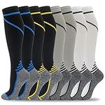 fenglaoda 8 Pairs Compression Socks