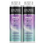 John Frieda Frizz Ease Weightless Wonder Shampoo and Conditioner Duo Pack 2 x 500ml, Lightweight Shampoo and Conditioner for Frizzy Hair, Anti-Frizz Haircare Bundle