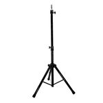 Wig Head Stand, Adjustable Stainless Steel Mannequin Head Stand Tripod Doll Head Stand, Metal Wig Head Stand for Hairdressing Training Head Mannequin Head with Carry Bag (80-160 cm)