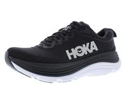 HOKA ONE ONE Women's Gaviota 5 Sneaker, Black/White, 7.5