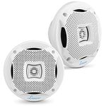 Lanzar 400W 6.5 inch 2-Way Marine Speakers - White