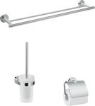 hansgrohe 41727000 Logis Universal Bathroom Accessories Set, 3 Pieces, Chrome