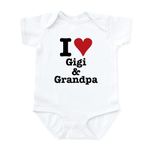 CafePress Love Gigi Infant Bodysuit - Cute Infant Bodysuit Baby Romper