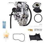 labwork Carb Carburetor & Intake Boot Fit for Yamaha Big Bear 350 YFM350 Kodiak YFM400 Moto 4