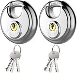 Puroma Keyed Padlock, Stainless Ste