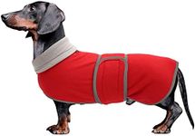 Dachshund Coats Sausage Dog Fleece 