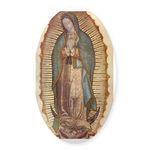 CafePress Our Lady Of Guadalupe Oval Bumper Sticker, Euro Oval Car Decal