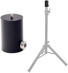 Glide Gear SPA100 Speaker Tripod Fluid Head Adapter – Convert Speaker Stands to Tripods with 1/4-20 Mounting Screw, Aluminum Construction, Compatible with Ball or Fluid Heads, 1.41" Inner Diameter