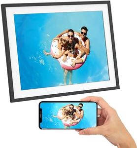 AGFA Photo - Marco de Fotos Digital 17" de Alta resolución con Pantalla táctil, WiFi, 32 GB de Memoria, Posibilidad de Compartir Fotos y vídeos al Instante - Modelo Realiview - Negro