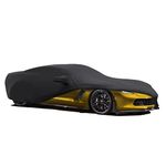 Xipoo Fit 2014-2021 Chevrolet Corvette Car Cover Sedan Cover UV Protection Windproof Dust Proof Scratch Proof Outdoor Full Car Cover for 2014-2021 Chevy Corvette Accessories (Fit Chevrolet Corvette)