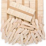 Skylety 4000 Pcs Wooden Ice Cream Spoon Bulk Mini Disposable Tasting Spoons Set Wooden Small Sample Spoons Ice Cream Sticks for Dessert Sampling Crafts, 3 Inches