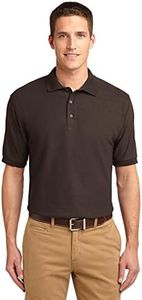 Port Authority K500 Silk Touch Polo - Coffee Bean - Medium