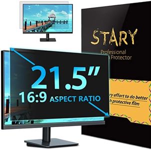 Computer Privacy Screen 21.5 Inch Filter for 16:9 Widescreen Monitor - Stary Computer Screen Privacy Shield Anti-Glare Protector