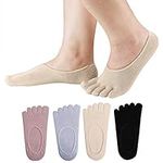 HABITER Women's Toe Socks No Show C