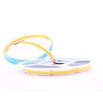 protium FCOB Flexible High Density Uniform Light LED Strip 10W/m 5 meter DC12V Warm White 3000K 8mm Width Dimmable LED Ribbon for Bedroom Kitchen Home Indoor Decoration