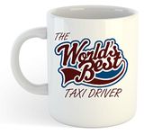 grabmybits The World's Best Taxi Driver Mug Ceramic, Coffee Tea Cup, Gift Idea, Transportation