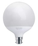 18w Round LED Globe Bulb B22 Bayonet Warm White Equivalent to 162w