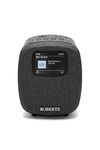 Roberts ORTUS5 FM/DAB/DAB+ Digital Clock Radio with Bluetooth, Alarms and Colour Display, Black