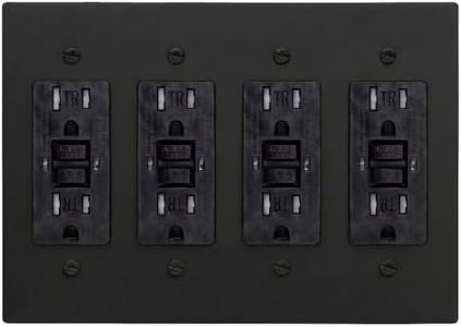 Residence Supply Solid Brass Outlet - 120 VAC, UL Listed Electrical Outlets - Decorative Wall Plate for Historical Homes - Durable Heavy-Duty Brass, Easy Installation - US Style