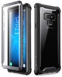 i-Blason TPU [Ares Series Full-Body Rugged Clear Bumper Case Cover With Built-In Screen Protector For Samsung Galaxy Note 9 (Black)