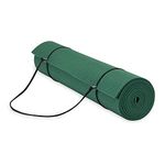 Gaiam Essentials Premium Yoga Mat With Yoga Mat Carrier Sling (72 InchL X 24 InchW X 1/4 Inch Thick)