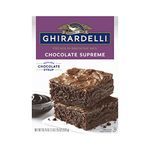 Ghirardelli Chocolate SUPREME Brownie Mix (Pack of 2) 18.75 oz Boxes