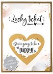 Jolicoon Pregnancy announcement scratch card - You are going to be a daddy with envelope - Baby announcement daddy