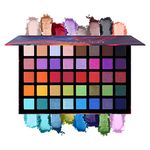 UCANBE 40 Colors Spotlight Eyeshadow Palette Multi-reflective Shimmer Glitter Peacock Eye Shadow Professional Eye Shadow Matte Shimmer Makeup Palette Highly Pigmented Colorful Powder Eye Shadow