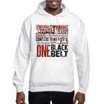 CafePress ONE BLACK BELT Hooded Sweatshirt Pullover Hoodie, Hooded Sweatshirt