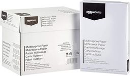 Amazon Basics Multi-purpose Copy Printer Paper, A4 80 gsm, 2500 Count (Pack of 5), White