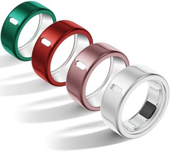 4 Pack Cover Compatible With Oura Ring Gen 4/Oura Ring Gen 3/3 Horizon, Anti-scratch TPU Protector for Women Men Working Out Gym