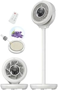 Standing Fan for Bedroom, 20dB Quiet Floor Fan 15 Speed DC for Sleep