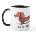 CafePress Long Day Dachshund Mug 11 oz (325 ml) Ceramic Coffee Mug