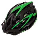 AWE AWEAerolite™ In Mould Bike/E-Bike Helmet Black/Green Large 58-61cm FREE 5 YEAR CRASH REPLACEMENT*