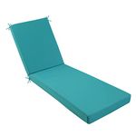 idee-home Chaise Lounge Cushions Outdoor Furniture, Lounge Chair Cushion Outdoor Chaise Lounge Cushions Weather and Stain Resistant Patio for Lawn Pool Furniture, 72in.L x 21in.W x 3in.D