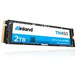 INLAND TN450 2TB NVMe M.2 PCIe Gen4x4 2280 Internal Solid State Drive SSD - Up to 5,000 MB/s, 3D NAND, Storage and Memory for Laptop & PC Desktop