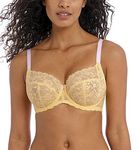 Freya Offbeat Side Support Bra Lemon Fizz Yellow 34E