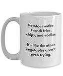 Funny Vodka Lover Gift, Happy Potat
